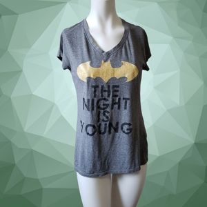 2/$15 Batman medium gray short sleeve tee